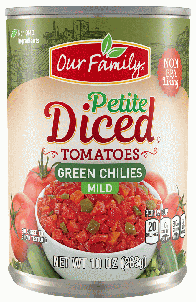 Our Family  mild diced tomatoes with chiles Full-Size Picture